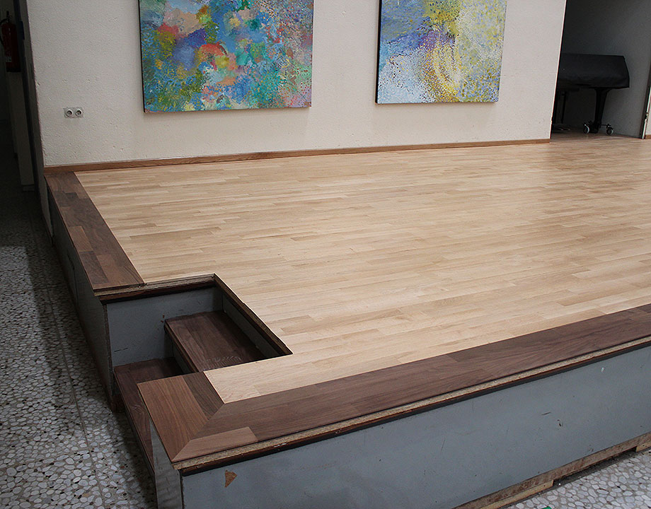 Parkett , Treppe , Lackierung , Lack , Holz , Fußbodentechnik