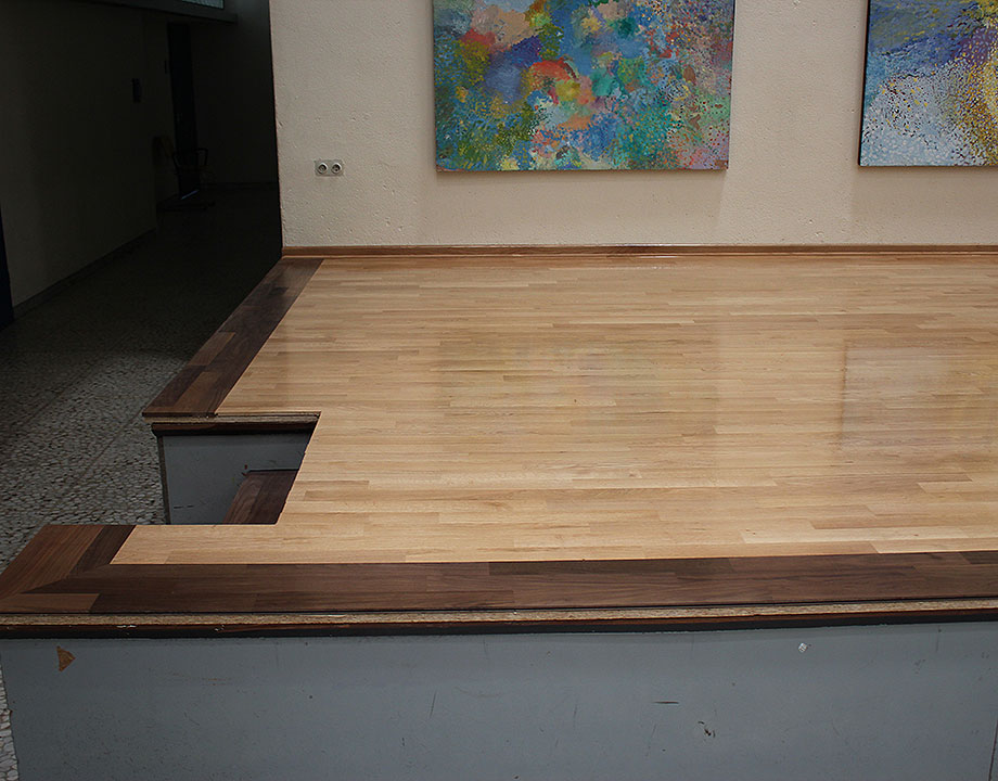 Parkett , Treppe , Lackierung , Lack , Holz , Fußbodentechnik